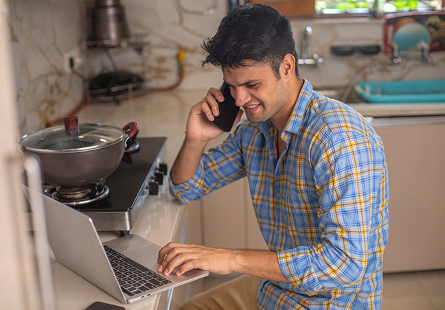 Calculator gaze - Pas 2